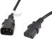 Lanberg Extension power cable IEC 320 C13 - C14 VDE 3M Black