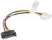 Lanberg Power cable SATA - Molex M/F 15cm