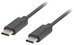 Lanberg USB-C Cable M/M 2.0 1m black