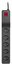 Lestar Surge protector ZX 510, 1L, 1,0m, black