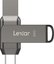 LEXAR JUMPDRIVE DUAL DRIVE D400 TYPE-C/TYPE-C & TYPE-A, UP TO 130MB/S READ (USB 3.1) 64GB