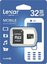 Lexar microSDHC 32GB + SD Adapteris / Class 10