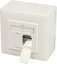 Logilink Wall outlet 2xRJ45 UTP 6e, universal surface/undersurface mount, white color RAL9010