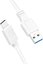 Logilink USB 3.2 Gen 1x1 Cable CU0174 1 m, White, USB-A Male, USB-C Male