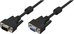 Logilink VGA extension cable male female 1.8 m, Black