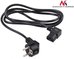 Maclean Power cable angled 3 pin plug 3M MCTV EU-803