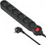 Maclean Power Strip 6 Sockets On/off switch 1.5m