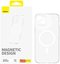 Magnetic Phone Case for iP 13 Baseus OS-Lucent Series (Clear)