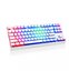 MODECOM Mechanical keyboard RGB Pudding edition white