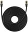 Network cable cat.8 Baseus Ethernet RJ45, 40Gbps, 10m (black)