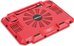 Omega laptop cooler pad Ice Box, red