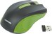 Omega мышка OM-419 Wireless, черная/зеленая