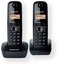 Panasonic KX-TG1612FXH Cordless phone, Black / LCD / Memory 50 numbers / Memory for 50 incoming numbers / (10levels) Auto-repeat, ringtone 12, selectable 16 tone / Wall-mount option