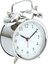 Platinet alarm clock March, silver (43632)