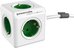 Allocacoc PowerCube Extended Green 1,5m cable