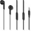 Qoltec In-ear headphones + microphone, black