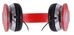 Rebeltec CITY red stereo headphone with micropho