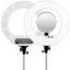 Caruba Round Vlogger 18 inch LED set PRO met tas   White