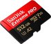 SANDISK EXTREME PRO microSDXC 512GB 200/140 MB/s UHS-I U3 memory card (SDSQXCD-512G-GN6MA)
