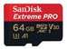 SanDisk microSDXC A1 100MB 64GB Extreme Pro SDSQXCG-064G-GN6MA
