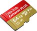 SanDisk microSDXC 100MB A1 64GB Extreme Plus SDSQXBG-064G-GN6MA