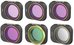Set of 6 filters UV+CPL+ND 4/8/16/32 Sunnylife for DJI Mini 3 Pro (MM3-FI419)