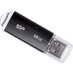 SILICON POWER 64GB, USB 2.0 FLASH DRIVE, ULTIMA U02, BLACK