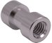 Caruba spigot adapter 1/4" female   3/8" female (28mm) aluminium