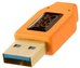 Tether Tools TPro USB 3.0 Micro-B Right Angle 4.6m/15' ORG