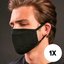 Textile two-layer reusable mask