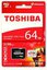 Toshiba microSDHC Class 10 64GB Exceria M302 UHS I + Adapter