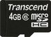 Transcend 4GB microSD atminties kortelė