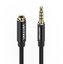 TRRS 3.5mm Male to 3.5mm Female Audio Extender 1m Vention BHCBF Black