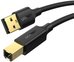 UGREEN US135 USB 2.0 A-B printer cable, gold plated, 1.5m (black)