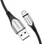 USB 2.0 A to Micro-B 3A cable 3m Vention COAHI gray