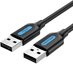 USB 2.0 cable Vention COJBD 0.5m Black PVC
