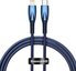 USB-C cable for Lightning Baseus Glimmer Series, 20W, 1m (Blue)