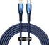 USB-C cable for Lightning Baseus Glimmer Series, 20W, 2m (Blue)