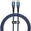 USB-C cable for USB-C Baseus Glimmer Series, 100W, 1m (Blue)