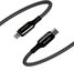 USB-C to Lightning Cable Vipfan P03 1,5m, Power Delivery (black)