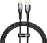 USB cable for Lightning Baseus Glimmer Series, 2.4A, 1m (Black)