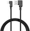 USB to Lightning cable, Mcdodo CA-7510, angled, 1.2m (black)