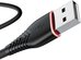 USB to Lightning cable Vipfan Anti-Break X01, 3A, 1m (black)