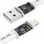 USB to Lightning cable Vipfan Racing X05, 3A, 2m (white)