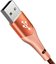 USB to USB-C Mcdodo Magnificence CA-7962 LED cable, 1m (orange)