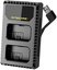 Nitecore USN1 Compact Dual Charger for Sony NP FW50 with indicator + USB