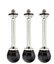 3 Legged Thing VANZ Set of 3 Combine Spikes & Rubber Feet(1/4" 20 screws and 3/8" compatible)