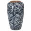 Vaza porcelianinė mėlyna/balta 17x28 cm
