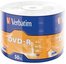Verbatim DVD-R 16x 4.7GB 50P SP Matt Silver Wrap 43788