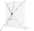 Westcott X Drop Pro Wrinkle Resistant Backdrop Kit High Key White Sweep (8' x 13')